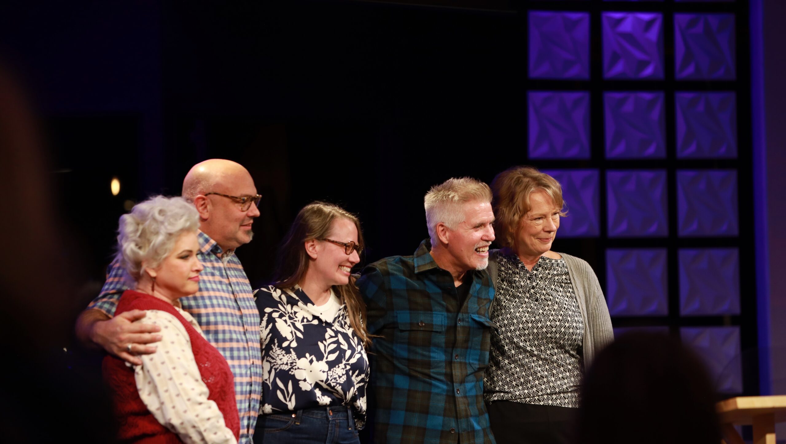 Eagle Mountain leadership team standing together on stage