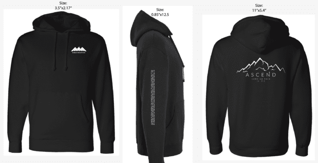 Ascend Hoodie Black - Image 3