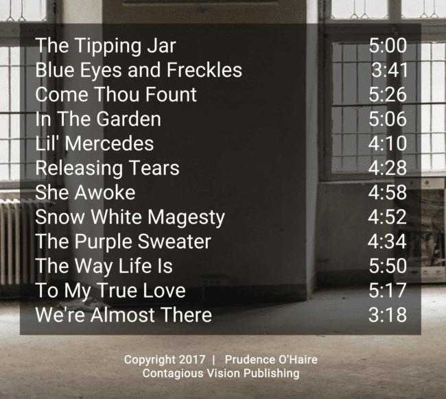 The Tipping Jar (physical music CD) /// By Prudence O'Haire - Image 3